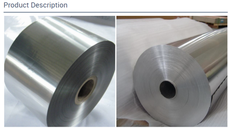 Bare Aluminum Foil For Flexible Packaging Bare Aluminum Foil For Flexible Packaging